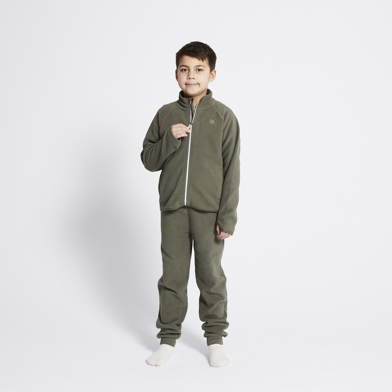 Fleece jacket "Funäs" Khaki Green